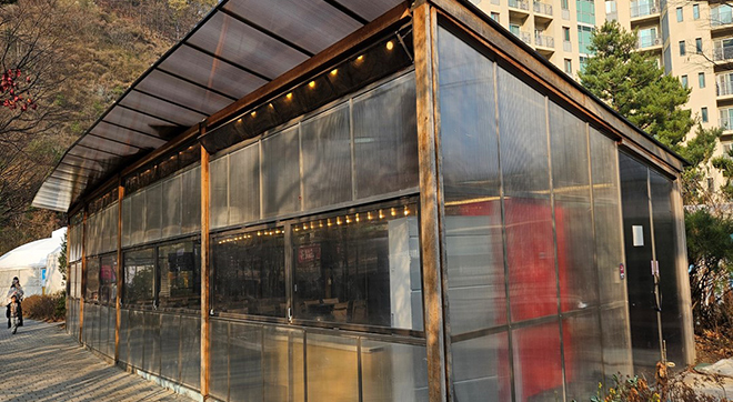 느티나무 BBQ 사각돔