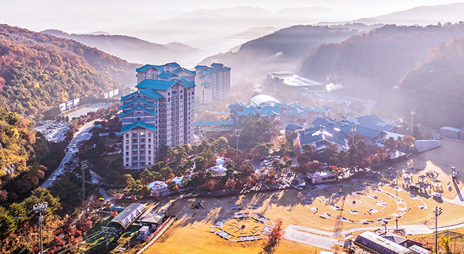 곤지암리조트 가을 풍경
