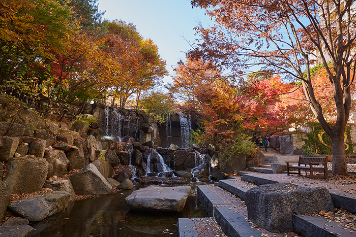 400여 품종의 단풍이 절정으로 흐르는 곤지암의 가을